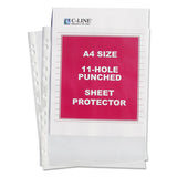 C-Line® Standard Weight Poly Sheet Protectors, Clear, 2", 11 3-4 X 8 1-4, 50-bx freeshipping - TVN Wholesale 