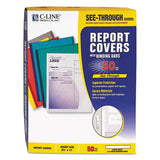 C-Line® Vinyl Report Covers, 0.13" Capacity, 8.5 X 11, Clear-clear, 50-box freeshipping - TVN Wholesale 