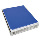 C-Line® Two-pocket Heavyweight Poly Portfolio Folder, 3-hole Punch, 11 X 8.5, Blue, 25-box freeshipping - TVN Wholesale 