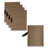 C-Line® Modern Metallic Executive Style Report Cover, Swing Clip,  8.5 X 11, Bronze-bronze, 5-pack freeshipping - TVN Wholesale 