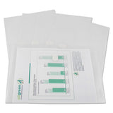 C-Line® Reusable Poly Envelope, Hook And Loop Closure, 9.38 X 13, Clear, 5-pack freeshipping - TVN Wholesale 