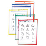 C-Line® Reusable Dry Erase Pockets, 12 X 9, Black freeshipping - TVN Wholesale 