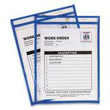 C-Line® Stitched Shop Ticket Holders, Top Load, Super Heavy, Clear, 9" X 12" Inserts, 15-box freeshipping - TVN Wholesale 