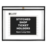 C-Line® Shop Ticket Holders, Stitched, Sides Clear, 50 Sheets, 11 X 8 1-2, 25-box freeshipping - TVN Wholesale 