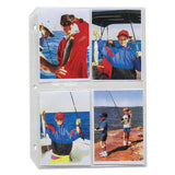 C-Line® Clear Photo Pages For 8, 3-1-2 X 5 Photos, 3-hole Punched, 11-1-4 X 8-1-8 freeshipping - TVN Wholesale 