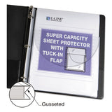 C-Line® Super Capacity Sheet Protectors With Tuck-in Flap, 200", Letter Size, 10-pack freeshipping - TVN Wholesale 