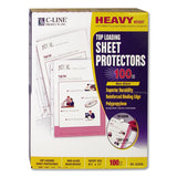 C-Line® Heavyweight Polypropylene Sheet Protectors, Non-glare, 2", 11 X 8 1-2, 100-bx freeshipping - TVN Wholesale 