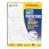 C-Line® Standard Weight Polypropylene Sheet Protectors, Clear, 2", 11 X 8 1-2, 50-bx freeshipping - TVN Wholesale 