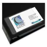 C-Line® Self-adhesive Business Card Holders, Side Load, 2 X 3 1-2, Clear, 10-pack freeshipping - TVN Wholesale 