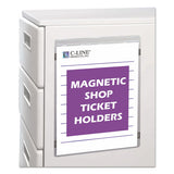 C-Line® Magnetic Shop Ticket Holders, Super Heavyweight, 15 Sheets, 8 1-2 X 11, 15-bx freeshipping - TVN Wholesale 