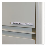 C-Line® Hol-dex Magnetic Shelf-bin Label Holders, Side Load, 1-2" X 6", Clear, 10-box freeshipping - TVN Wholesale 