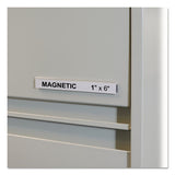 C-Line® Hol-dex Magnetic Shelf-bin Label Holders, Side Load, 1" X 6", Clear, 10-box freeshipping - TVN Wholesale 