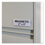 C-Line® Hol-dex Magnetic Shelf-bin Label Holders, Side Load, 2" X 6", Clear, 10-box freeshipping - TVN Wholesale 