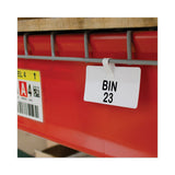 C-Line® Wire Rack Shelf Tag, Side Load, 3.5 X 1.5, White, 10-pack freeshipping - TVN Wholesale 