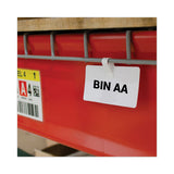 C-Line® Wire Rack Shelf Tag, Side Load, 3.5 X 1.5, White, 10-pack freeshipping - TVN Wholesale 