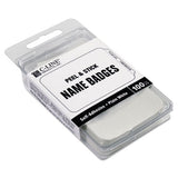 C-Line® Self-adhesive Name Badges, 3.5 X 2.25, White, 100-box freeshipping - TVN Wholesale 