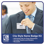 C-Line® Name Badge Kits, Top Load, 3 1-2 X 2 1-4, Clear, 50-box freeshipping - TVN Wholesale 