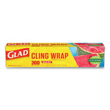 Glad® Clingwrap Plastic Wrap, 200 Square Foot Roll, Clear, 12 Rolls-carton freeshipping - TVN Wholesale 