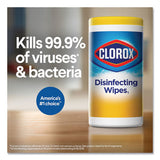 Clorox® Disinfecting Wipes, 7 X 8, Crisp Lemon, 35-canister freeshipping - TVN Wholesale 