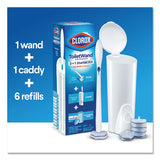 Clorox® Toiletwand Disposable Toilet Cleaning System: Handle, Caddy And Refills, White, 6-carton freeshipping - TVN Wholesale 