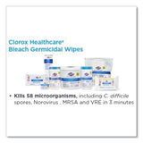 Clorox® Healthcare® Bleach Germicidal Wipes, 6 X 5, Unscented, 150-canister, 6 Canisters-carton freeshipping - TVN Wholesale 