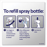 Clorox® Bleach Foamer Bathroom Spray, Original, 30 Oz Spray Bottle, 9-carton freeshipping - TVN Wholesale 