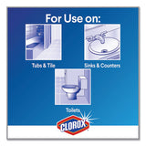 Clorox® Bleach Foamer Bathroom Spray, Original, 30 Oz Spray Bottle, 9-carton freeshipping - TVN Wholesale 