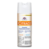 Clorox® Healthcare® Citrace Hospital Disinfectant And Deodorizer, Citrus, 14 Oz Aerosol Spray, 12-carton freeshipping - TVN Wholesale 