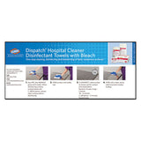 Clorox® Healthcare® Dispatch Cleaner Disinfectant Towels, 6 3-4 X 8, 150-can, 8 Canisters-carton freeshipping - TVN Wholesale 