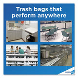 Glad® Tall Kitchen Drawstring Trash Bags, 13 Gal, 0.72 Mil, 24" X 27.38", Gray, 100-box freeshipping - TVN Wholesale 