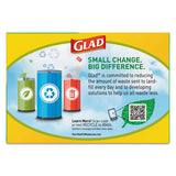 Glad® Recycling Tall Kitchen Drawstring Trash Bags, 13 Gal, 0.9 Mil, 24" X 27.38", Clear, 180-carton freeshipping - TVN Wholesale 