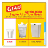 Glad® Odorshield Quick-tie Small Trash Bags, 4 Gal, 0.5 Mil, 8" X 18", White, 156-carton freeshipping - TVN Wholesale 