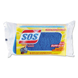 S.O.S.® All Surface Scrubber Sponge, 2.5 X 4.5, 0.9" Thick, Dark Blue, 12-carton freeshipping - TVN Wholesale 