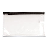 CONTROLTEK® Multipurpose Zipper Bags, Vinyl, 11 X 6, Clear freeshipping - TVN Wholesale 