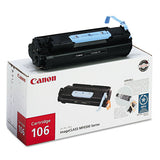 Canon® 0264b001 (106) Toner, 5,000 Page-yield, Black freeshipping - TVN Wholesale 