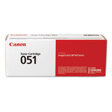 Canon® 2168c001 (051) Toner, 1,700 Page-yield, Black freeshipping - TVN Wholesale 