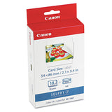 Canon® 7741a001 (kc-18if) Ink-label Combo, Black-tri-color freeshipping - TVN Wholesale 