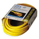 CCI® Polar-solar Outdoor Extension Cord, 50ft, Three-outlets, Yellow freeshipping - TVN Wholesale 