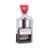 COSCO 2000PLUS® Model S 360 Two-color Message Dater, 1.75 X 1, "faxed," Self-inking, Blue-red freeshipping - TVN Wholesale 