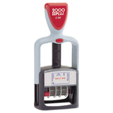 COSCO 2000PLUS® Model S 360 Two-color Message Dater, 1.75 X 1, "paid," Self-inking, Blue-red freeshipping - TVN Wholesale 