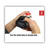 COSCO 2000PLUS® Model S 360 Two-color Message Dater, 1.75 X 1, "received", Self-inking, Blue-red freeshipping - TVN Wholesale 