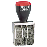 COSCO 2000PLUS® Traditional Date Stamp, Six Years, 1.38" X 0.19" freeshipping - TVN Wholesale 