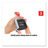 COSCO 2000PLUS® Model S 360 Self-inking Two-color Message Dater, 5 Years, Entered-faxed-paid-received, 1.81" X 1.25", Blue-red Ink freeshipping - TVN Wholesale 