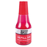 COSCO 2000PLUS® Self-inking Refill Ink, Red, 0.9 Oz. Bottle freeshipping - TVN Wholesale 