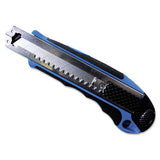COSCO Heavy-duty Snap Blade Utility Knife, Four 8-point Blades, Retractable, Blue freeshipping - TVN Wholesale 