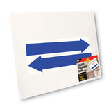 COSCO Stake Sign, Blank White, Includes Directional Arrows,  15 X 19 freeshipping - TVN Wholesale 