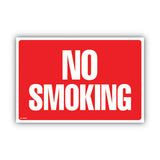 COSCO Two-sided Signs, No Smoking-no Fumar, 8 X 12, Red freeshipping - TVN Wholesale 