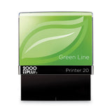 COSCO 2000PLUS® Green Line Message Stamp, Copy, 1 1-2 X 9-16, Blue freeshipping - TVN Wholesale 