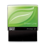 COSCO 2000PLUS® Green Line Message Stamp, Faxed, 1 1-2 X 9-16, Red freeshipping - TVN Wholesale 