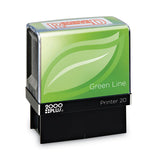 COSCO 2000PLUS® Green Line Message Stamp, Received, 1 1-2 X 9-16, Red freeshipping - TVN Wholesale 